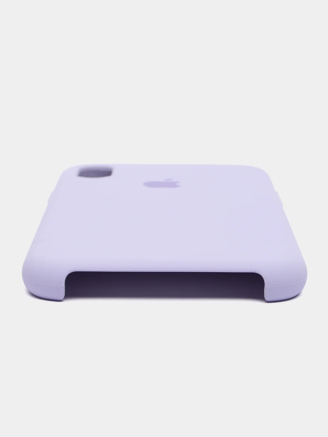 Лавандовый чехол для iPhone XR, 11, 12, 13, 14, Pro, Pro Max, силиконовый, с логотипом