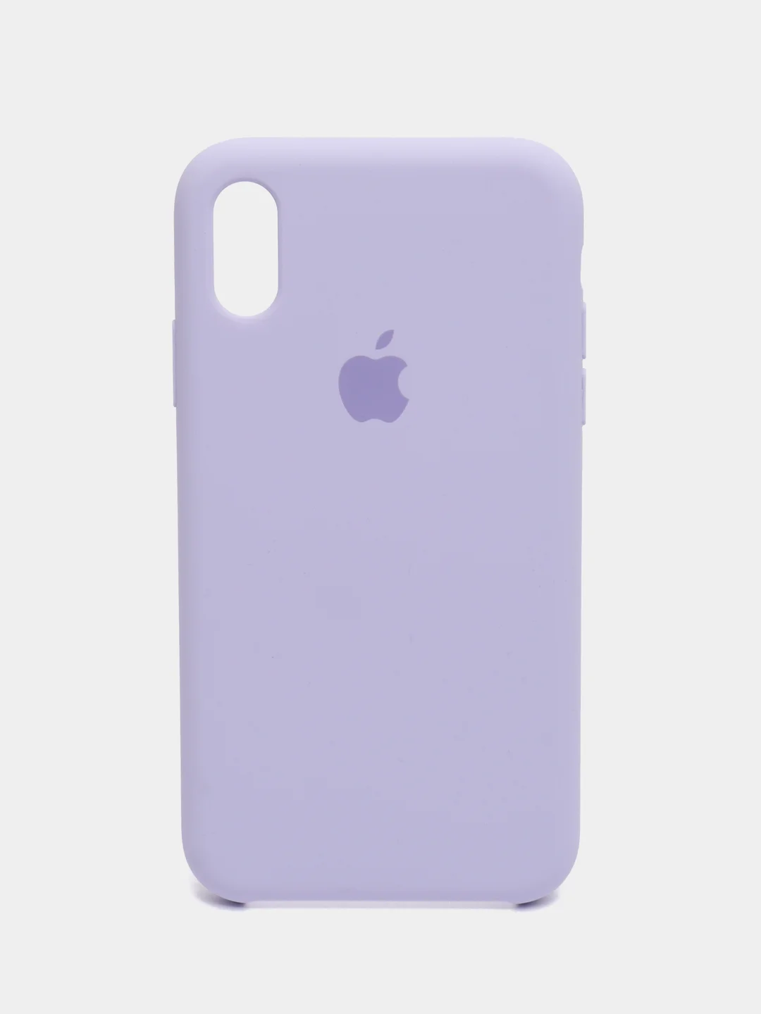 Лавандовый чехол для iPhone XR, 11, 12, 13, 14, Pro, Pro Max, силиконовый, с логотипом