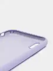 Лавандовый чехол для iPhone XR, 11, 12, 13, 14, Pro, Pro Max, силиконовый, с логотипом