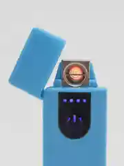 Голубой электронная зажигалка с кабелем micro USB, с сенсорной кнопкой