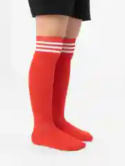 Красный футбольные гетры, спортивные носки, для взрослых и детей