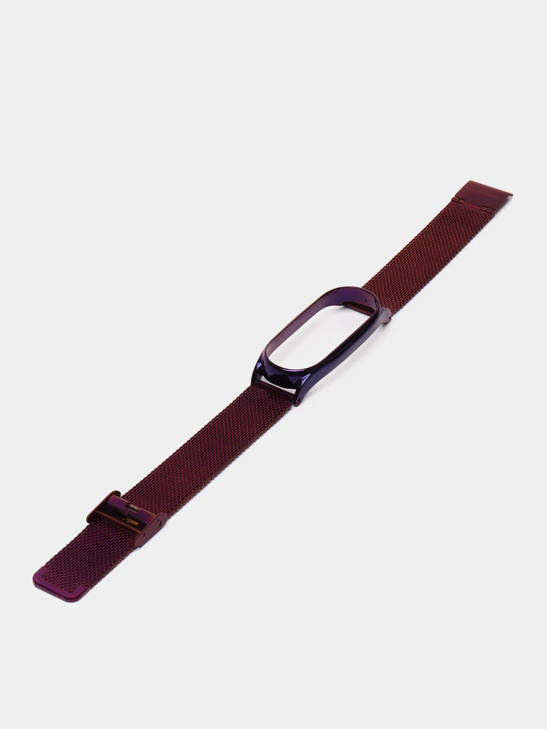 Фиолетовый металлический ремешок для Xiaomi Mi band 3, 4, 5, 6