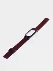 Фиолетовый металлический ремешок для Xiaomi Mi band 3, 4, 5, 6
