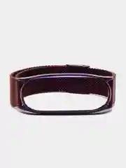Фиолетовый металлический ремешок для Xiaomi Mi band 3, 4, 5, 6