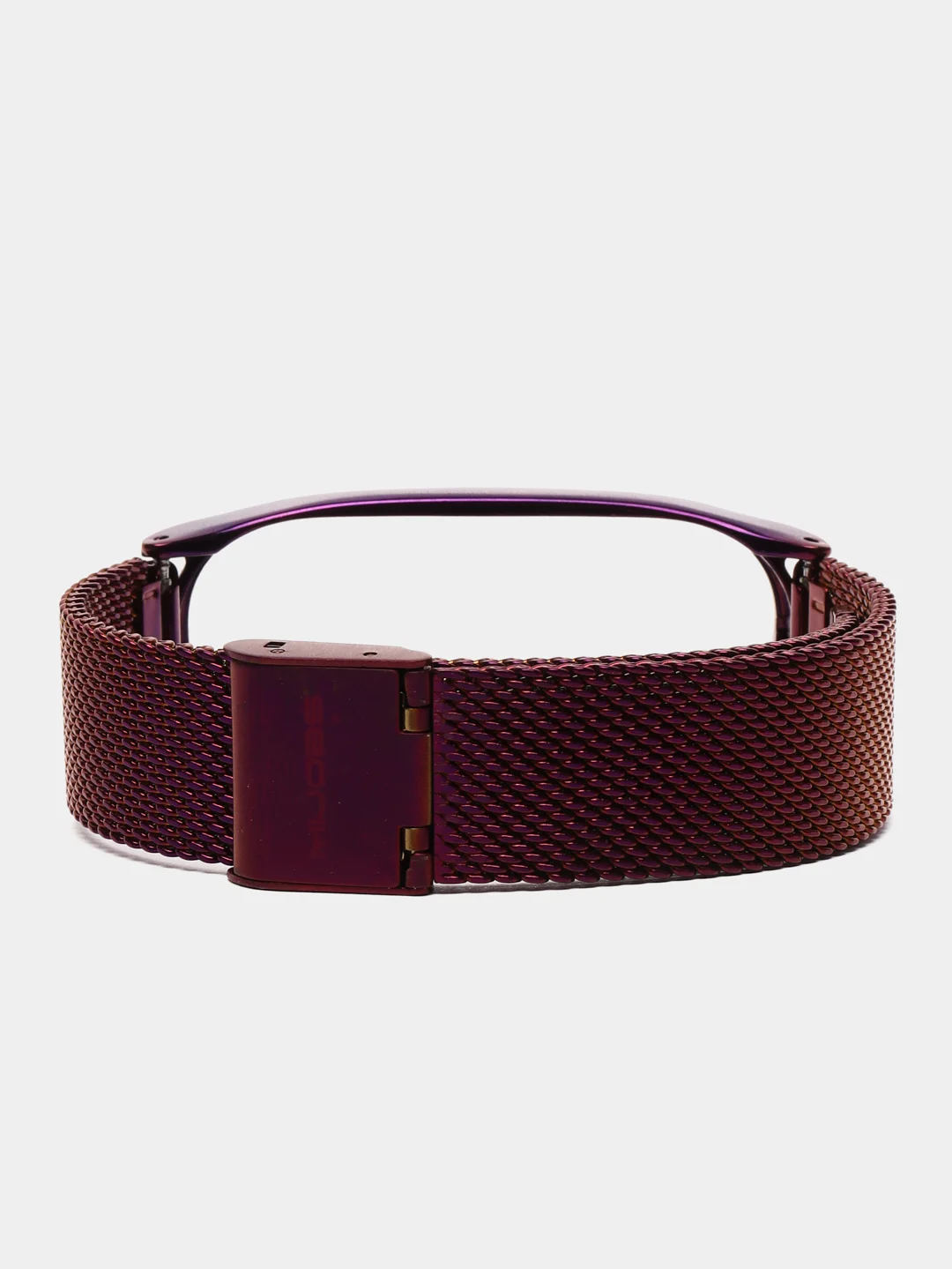 Фиолетовый металлический ремешок для Xiaomi Mi band 3, 4, 5, 6