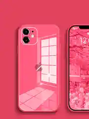 Чехол для iPhone 11 Pro (Айфон 11 Про), силиконовый, со стеклянной панелью