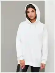 Белый худи, толстовка женская