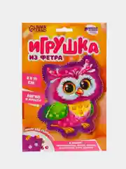 Набор для творчества. Игрушка из фетра с термонаклейкой "Сова"