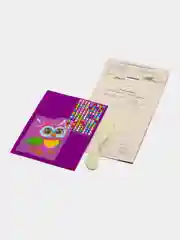 Набор для творчества. Игрушка из фетра с термонаклейкой "Сова"