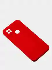Красный чехол для Xiaomi Redmi 9C / Redmi 10A матовый с дополнительной защитой камеры