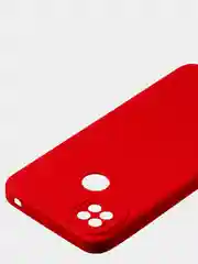 Красный чехол для Xiaomi Redmi 9C / Redmi 10A матовый с дополнительной защитой камеры