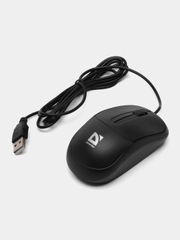 Мышь Defender ISA-531, 1000 dpi, 3 кнопки, проводная, ударопрочная