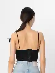 Черный топ женский