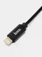 Переходник с Lightning на Jack Hoco UPA13, 3.5 мм, черный