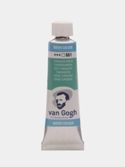 Краска акварельная Van Gogh, бирюзово-зеленая, 10 мл