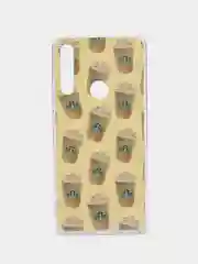 Светло-бежевый чехол Huawei P Smart Z / Honor 9X / Honor 9X Premium, Хуавей П Смарт З, с рисунком