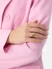 Зеленый кольцо со стразами, прозрачное
