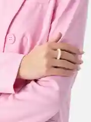 Бежевый кольцо акриловое