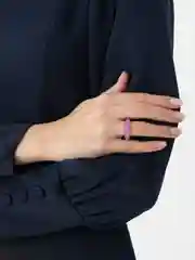 Фуксия кольцо акриловое