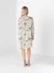 Зеленый купальник женский раздельный, с накидкой