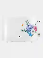 Белый тостер BQ T1003, электрический тостер для хлеба с поддоном 1000 Вт, 2 ОТСЕКА