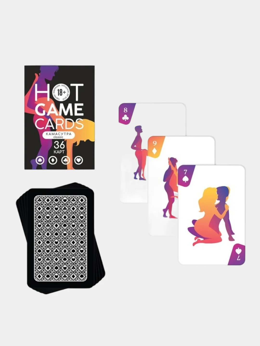 Фиолетовый карты игральные HOT GAME CARDS