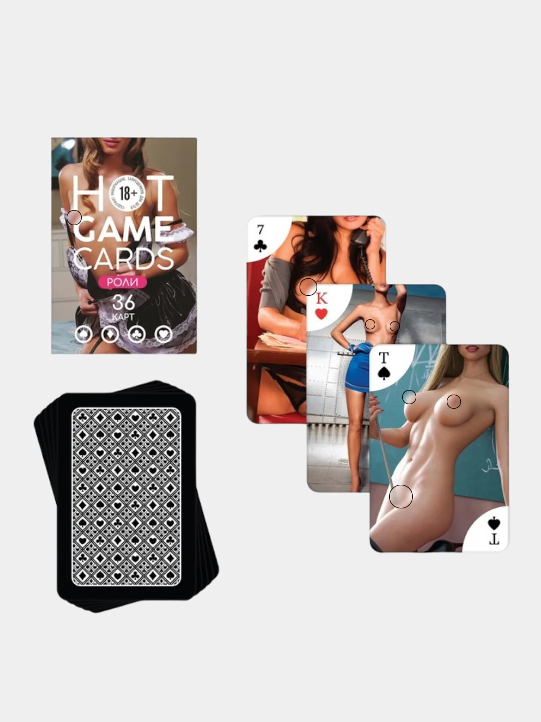Розовый карты игральные HOT GAME CARDS