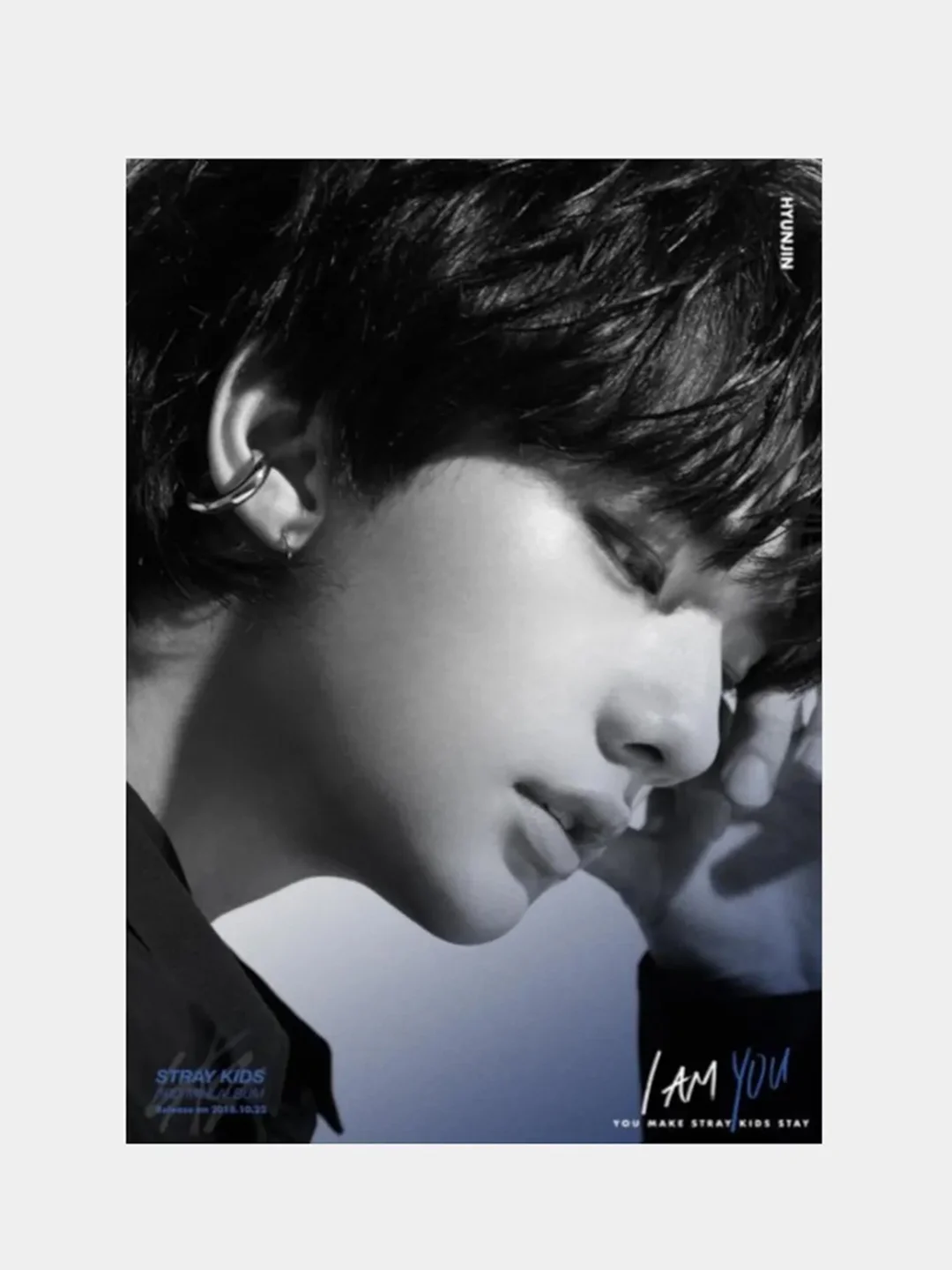 Ледяной конверт подарочный с фото открыткой, k-pop Stray kids, BTS
