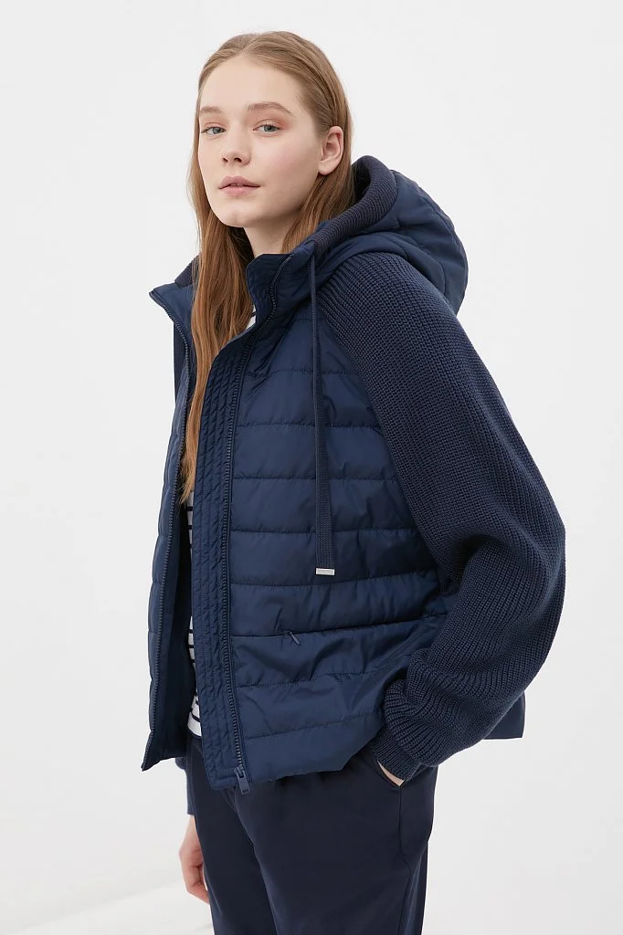 Куртка женская casual Finn Flare утепленная на молнии