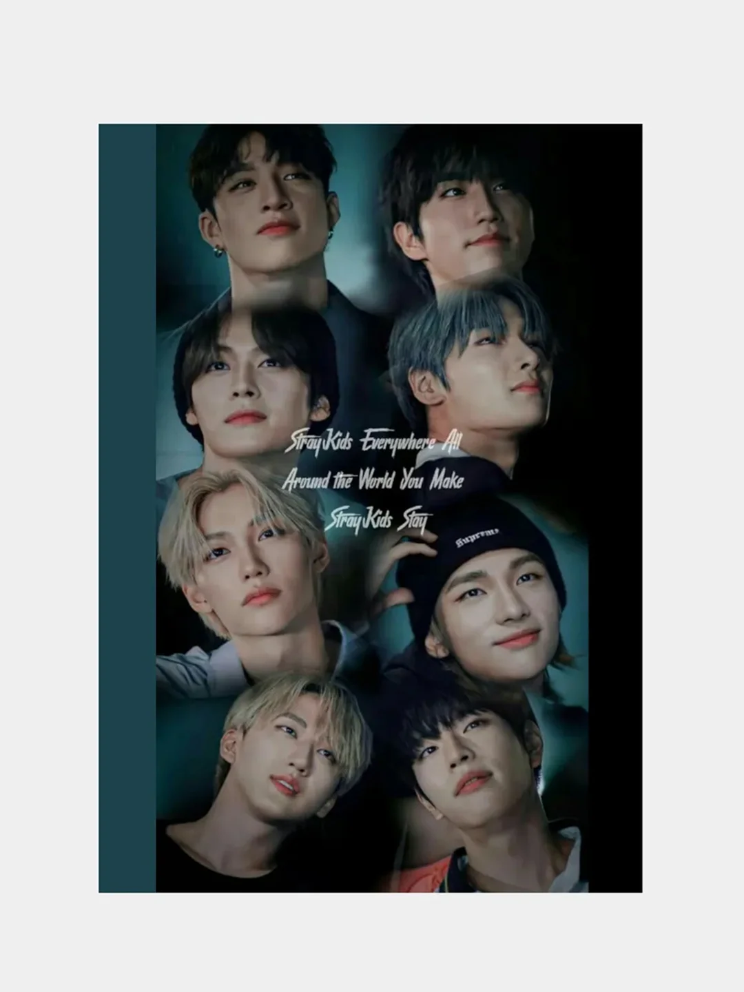Хром конверт подарочный с фото открыткой, k-pop Stray kids, BTS