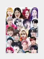 Лавандовый конверт подарочный с фото открыткой, k-pop Stray kids, BTS