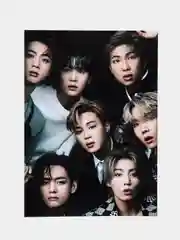 Угольный конверт подарочный с фото открыткой, k-pop Stray kids, BTS