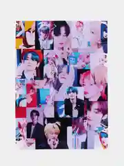 Аметистовый конверт подарочный с фото открыткой, k-pop Stray kids, BTS
