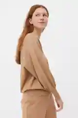 Джемпер женский Finn Flare трикотажный свободного силуэта из вискозы