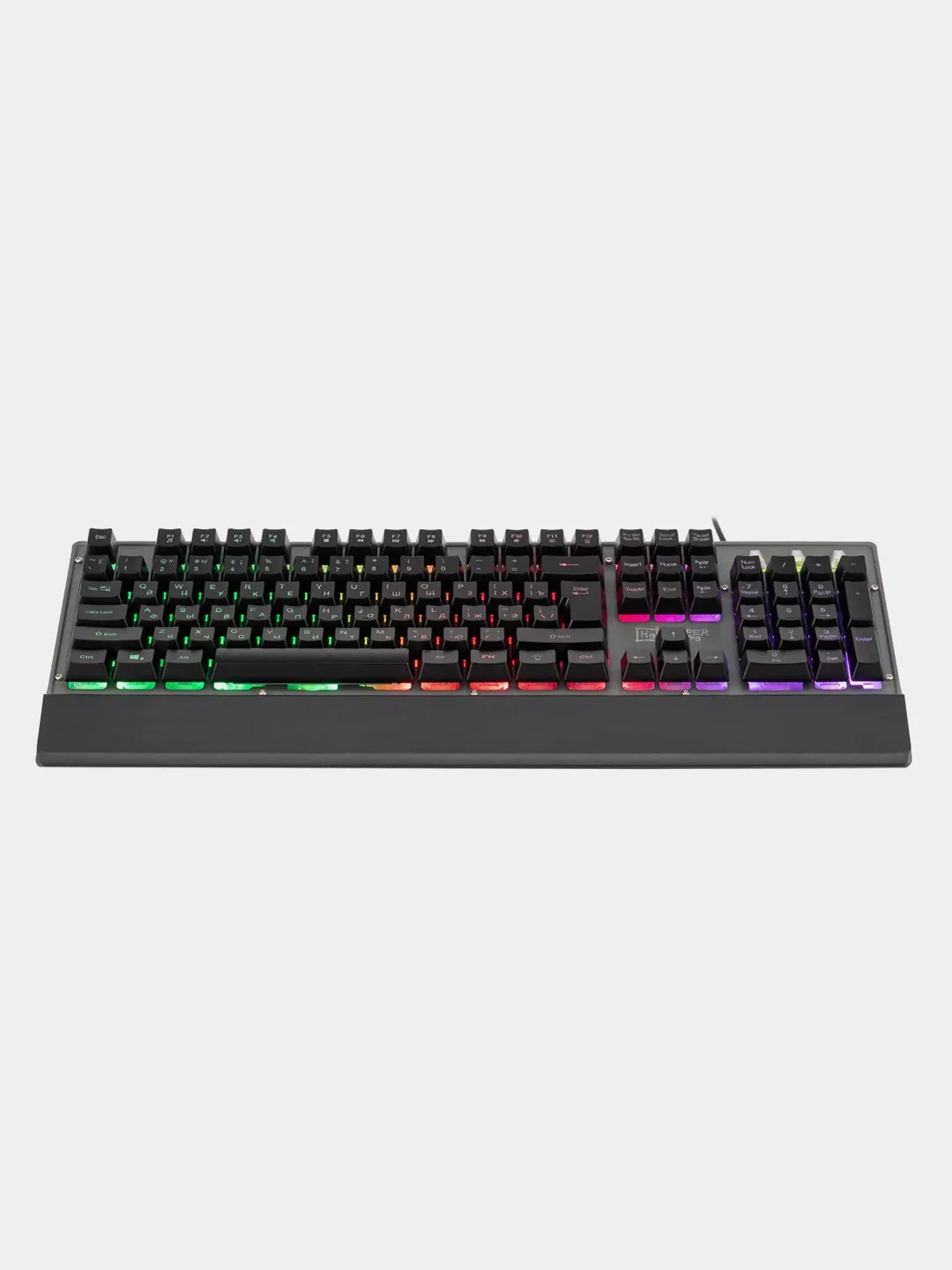 Игровая клавиатура Harper Gaming GKB-30, с подсветкой, проводная, мембранная, черная