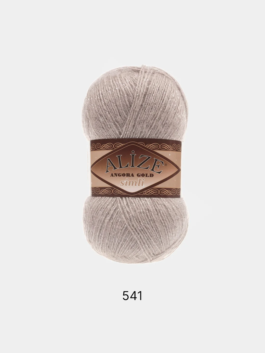 Пряжа Alize Angora Gold Simli  5штук/ 1штука, 75%Акрил 20%Шерсть 5% Металлик,  100г 550м