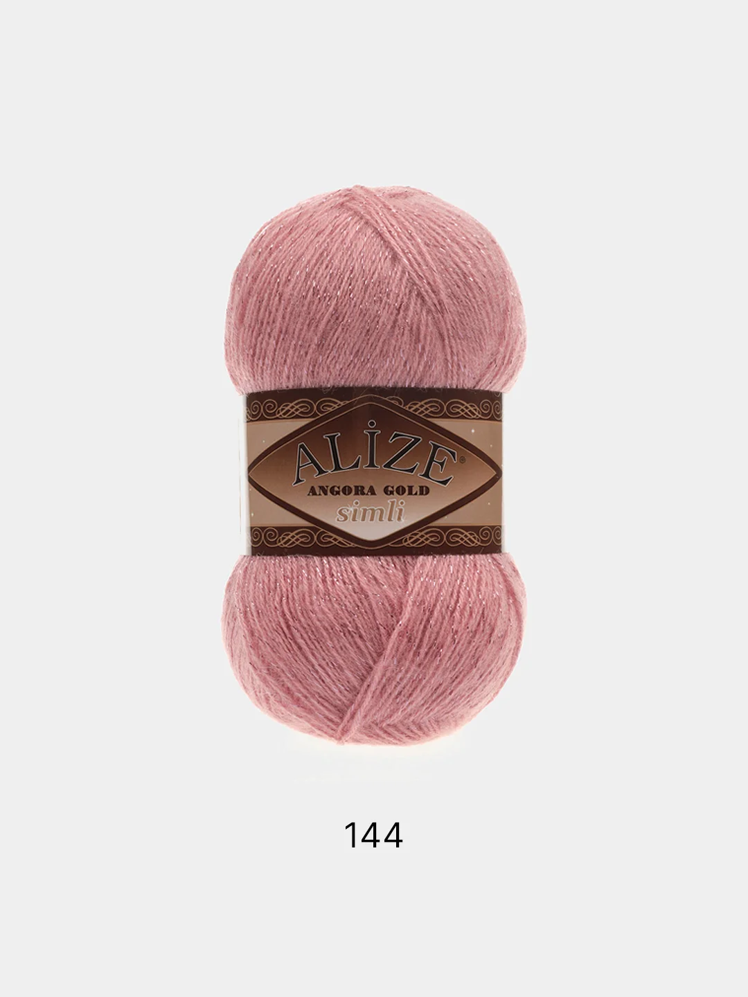 Пряжа Alize Angora Gold Simli  5штук/ 1штука, 75%Акрил 20%Шерсть 5% Металлик,  100г 550м