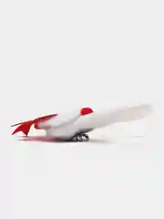 Белый брошь новогодняя, светящаяся, светодиодная