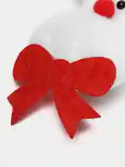 Белый брошь новогодняя, светящаяся, светодиодная