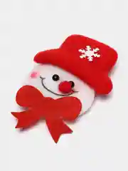 Алый брошь новогодняя, светящаяся, светодиодная