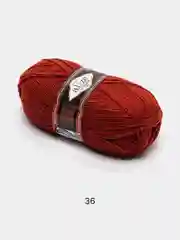 Терракотовый пряжа Alize Lanagold Fine 51% Акрил, 49% Шерсть, 100 г, 390 м