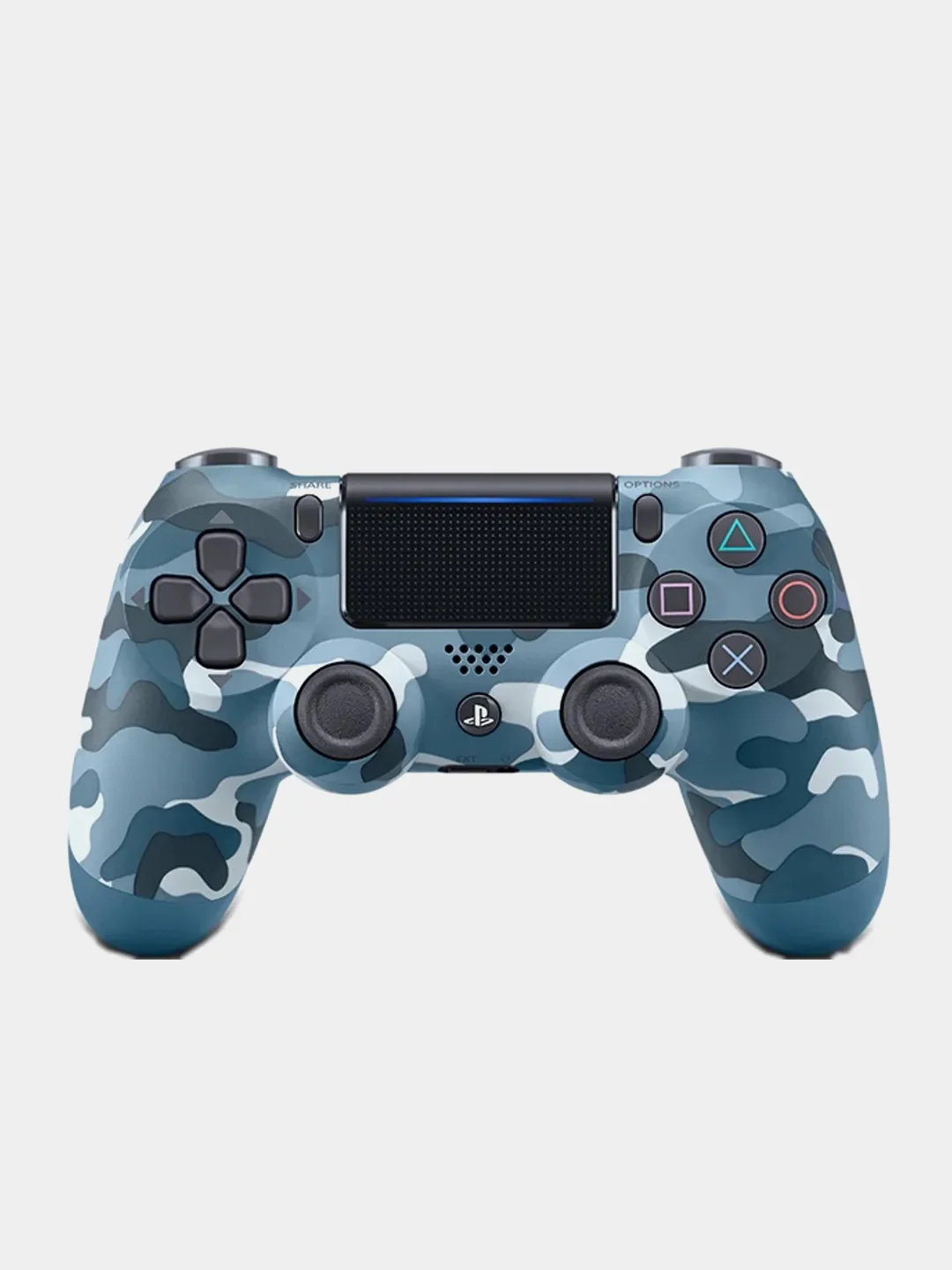 Синий меланж беспроводной джойстик (геймпад) для Playstation 4 (PS4)