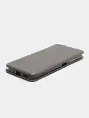 Серебряный чехол-книжка для Huawei Nova Y90 (Хуавей Нова У90)