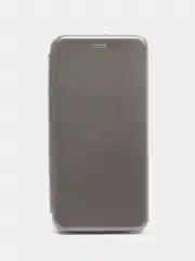 Серебряный чехол-книжка для Huawei Nova Y90 (Хуавей Нова У90)