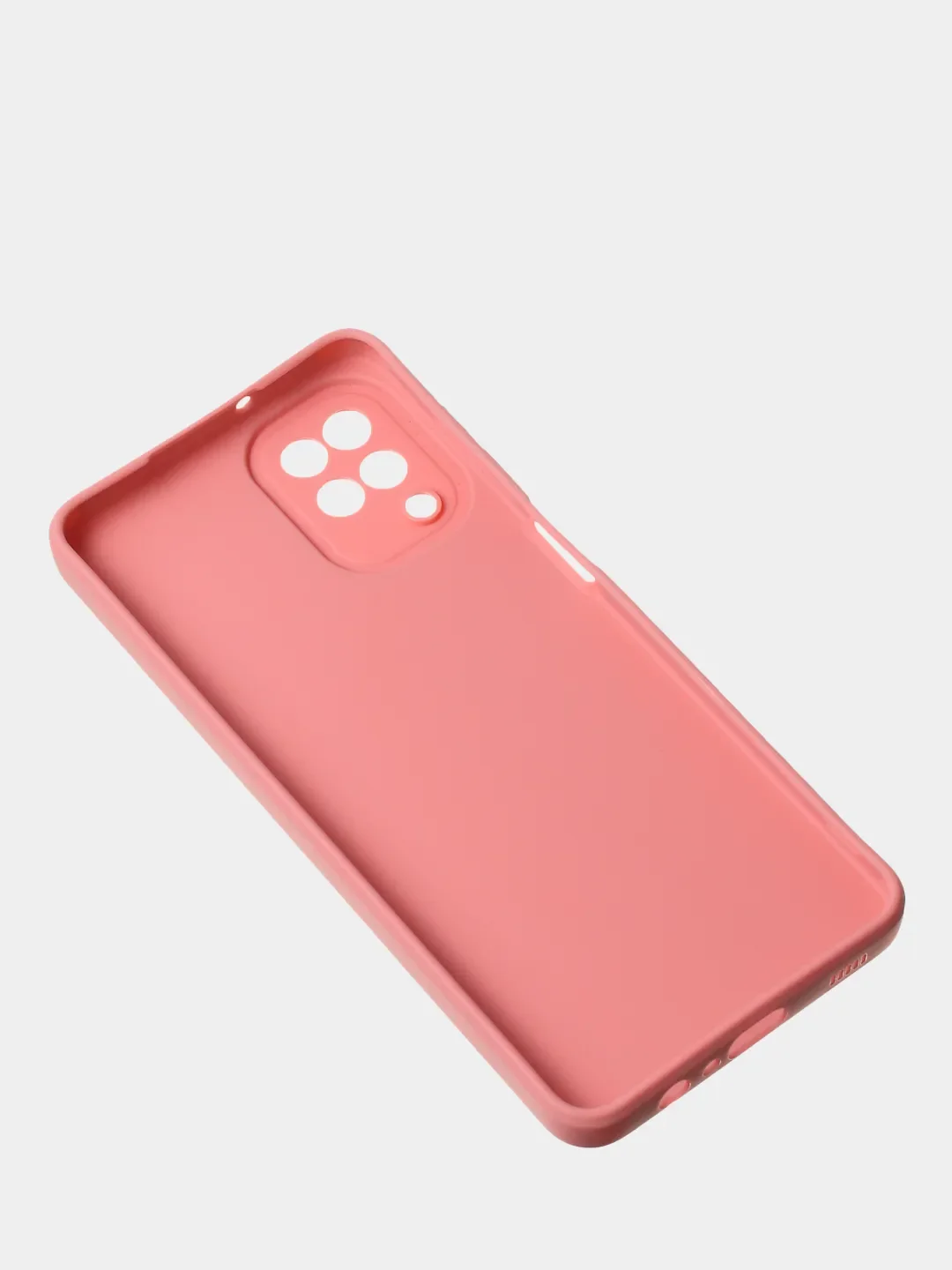 Пудровый чехол для Samsung A12 / Samsung M12 матовый с дополнительной защитой камеры