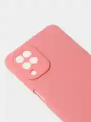 Пудровый чехол для Samsung A12 / Samsung M12 матовый с дополнительной защитой камеры