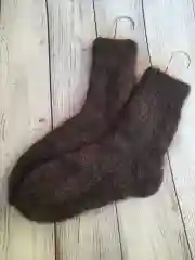 Черный носки пуховые мужские