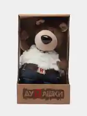 Мягкая игрушка Медведь в Джинсах, ДуRашки, 26 см, в коробке