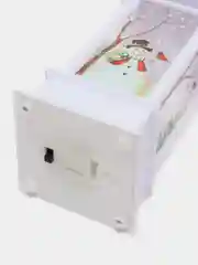 Белый новогодний Led светильник фонарик на елку, игрушка на елку со свечой внутри