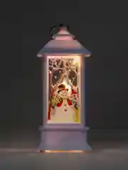 Белый новогодний Led светильник фонарик на елку, игрушка на елку со свечой внутри
